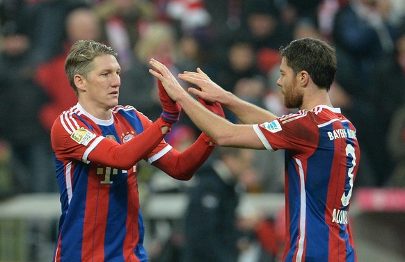 Bastian Schweinsteiger und Xabi Alonso: die alternden Strippenzieher im Bayern-Spiel.&nbsp;