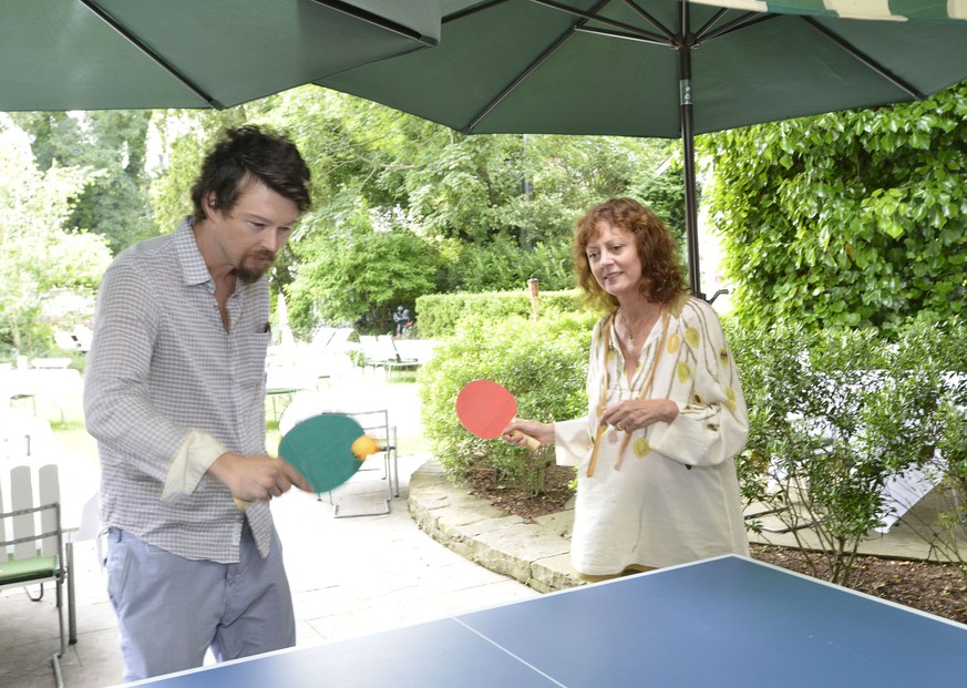 Susan und Jonathan müssen jetzt «alleine Tischtennis spielen».