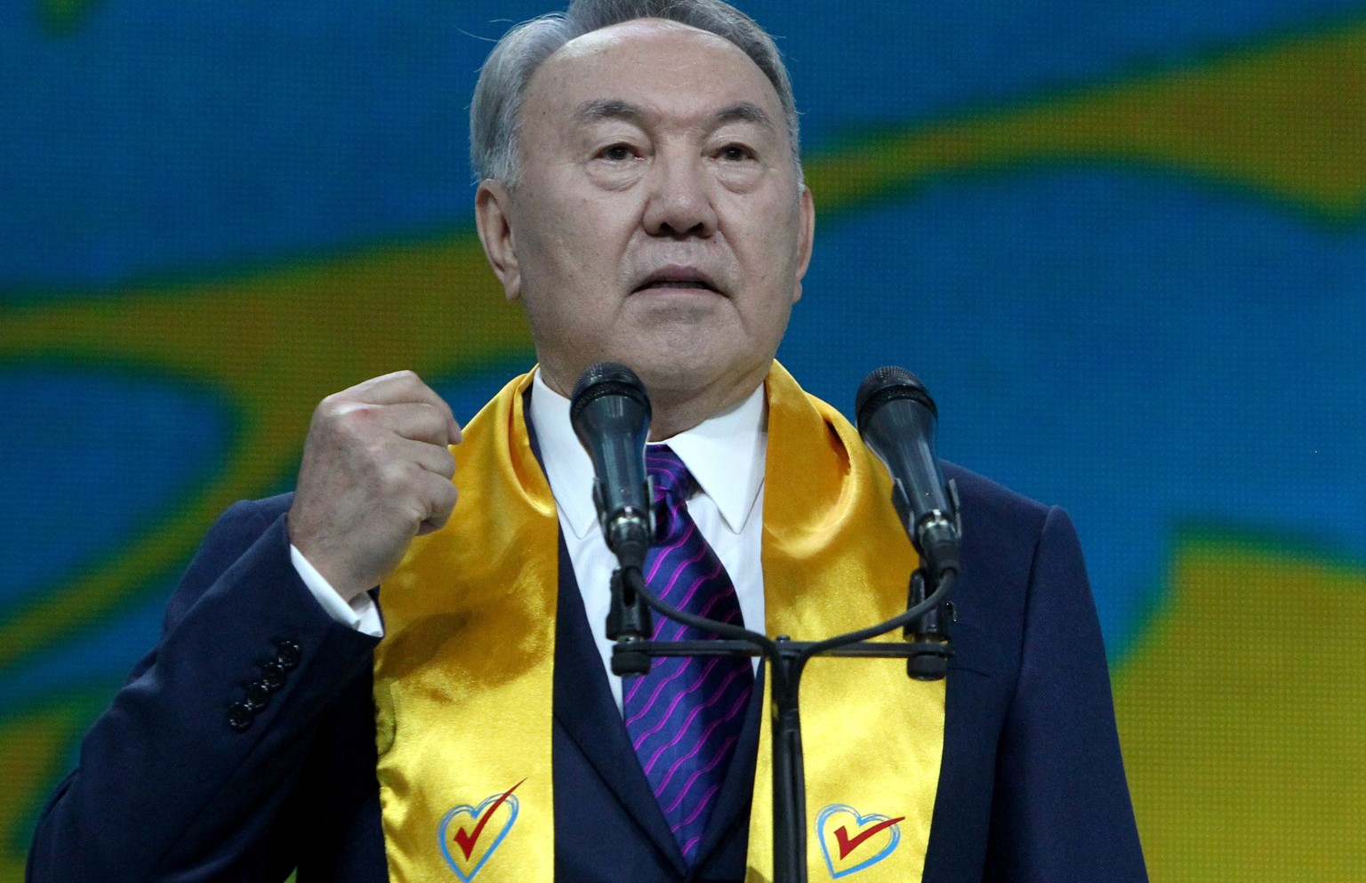 Nasarbajew regiert schon seit 25 Jahren über Kasachstan.&nbsp;