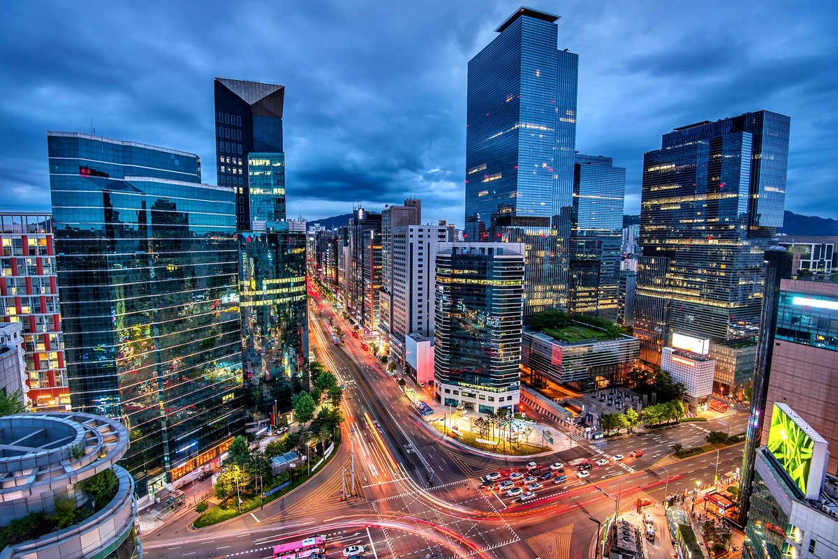 Seoul by night.