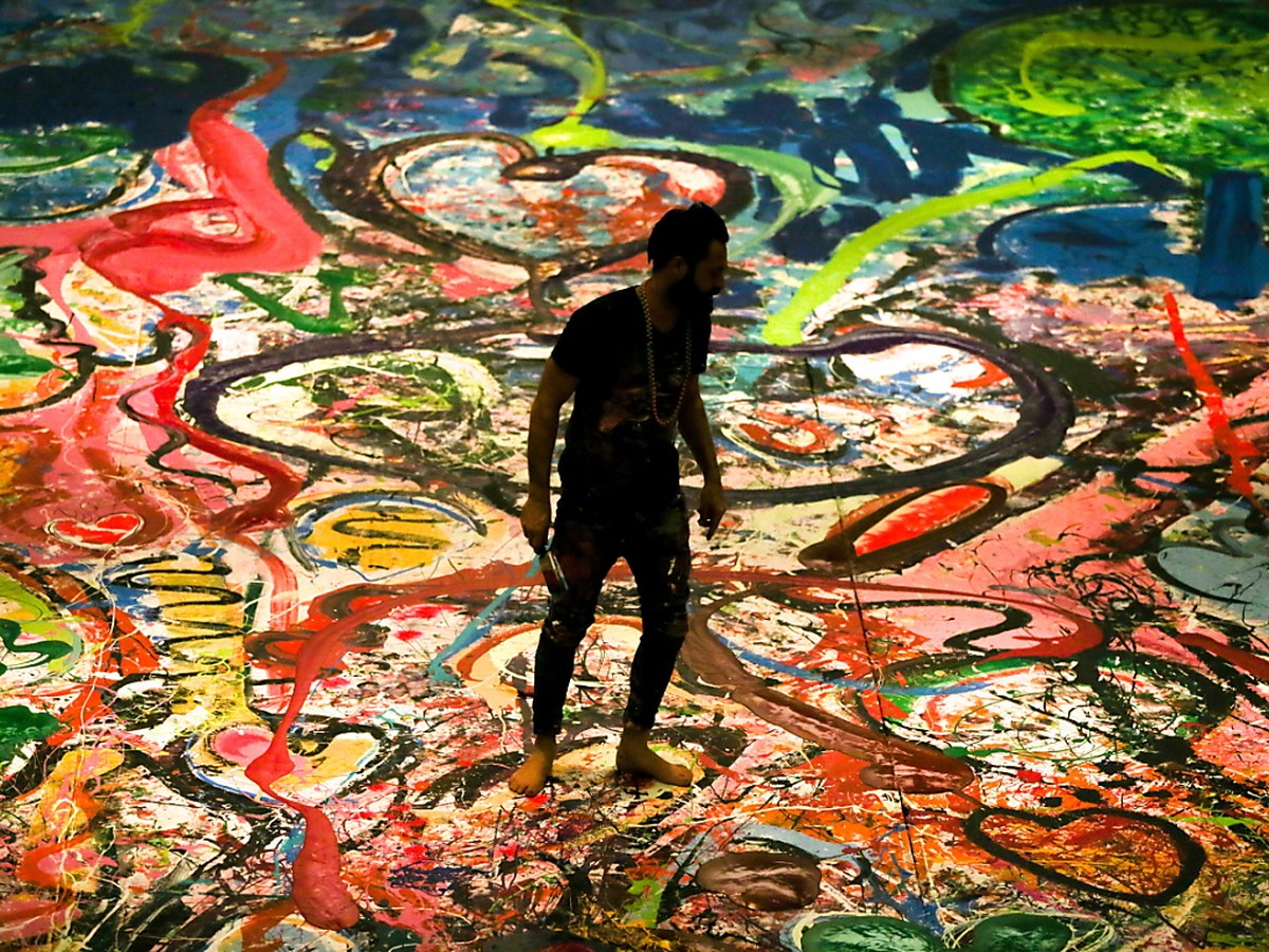 L'oeuvre "The Journey of Humanity" de Sacha Jafri est compos