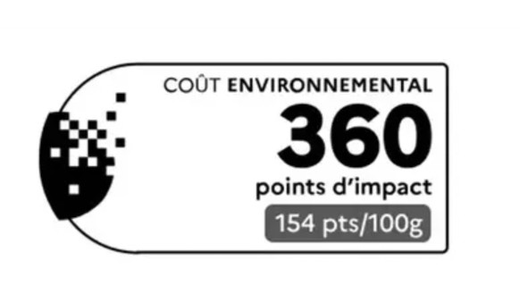 Doch anders als beim Nutri-Score für Lebensmittel, der Farben (grün bis rot) nutzt, erfolgt die Kennzeichnung ohne Farbcodierung.