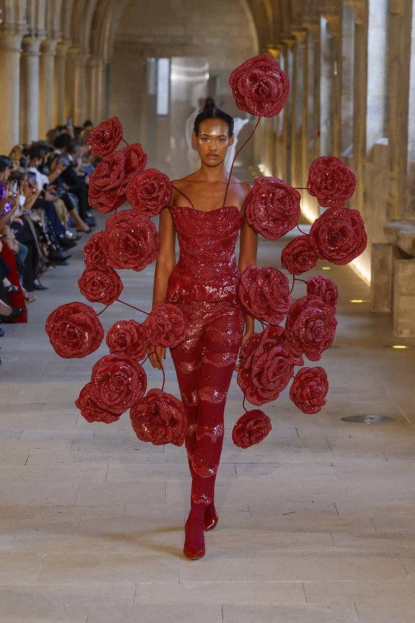 Rahul Mishra Fashion Show Haute Couture Fall Winter 2025 2026 Collection during Paris Fashion Week June 7th, 2025 Rahul Mishra Fashion Show Haute Couture Fall Winter 2025 2026 Collection , during Pari ...