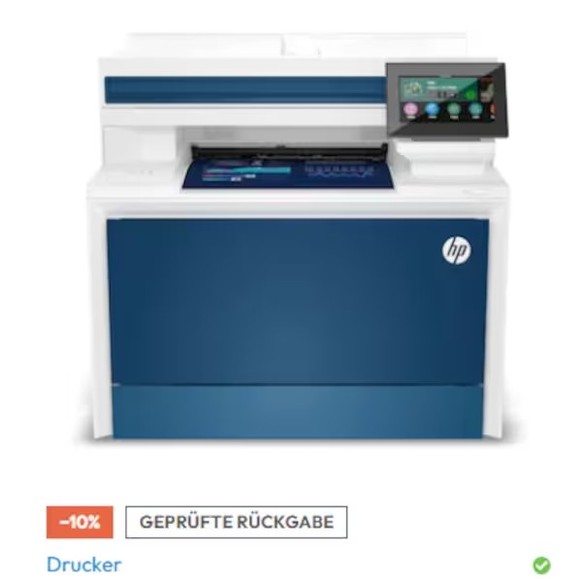 So sieht eine geprüfte Rückgabe auf Galaxus aus.