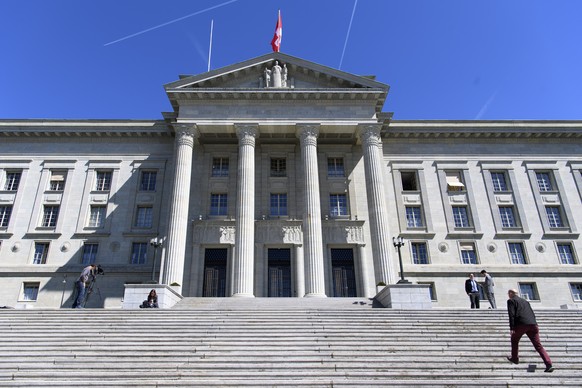 Le batiment du Tribunal Federal, TF, photographie ce jeudi 13 avril 2017 a Lausanne. (KEYSTONE/Laurent Gillieron)