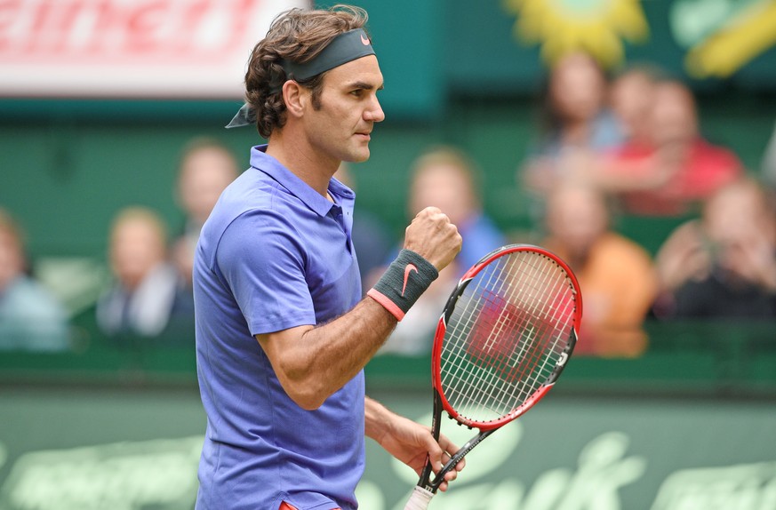 Roger Federer gewinnt das Turnier in Halle zum achten Mal.
