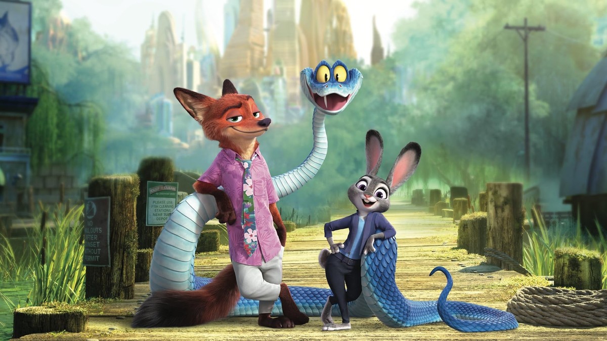 Jason Bateman, Ginnifer Goodwin, and Ke Huy Quan in Zoomania 2 (2025)