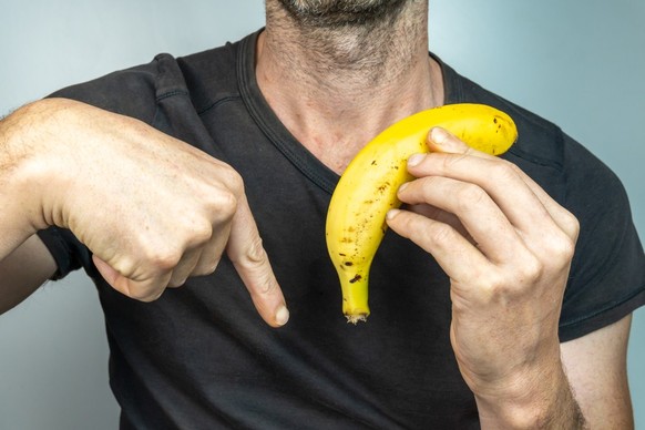 Erektionsstörung Penis Mann Banane