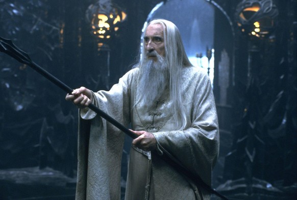 Christopher Lee in Der Herr der Ringe: Die Gefährten (2001)
