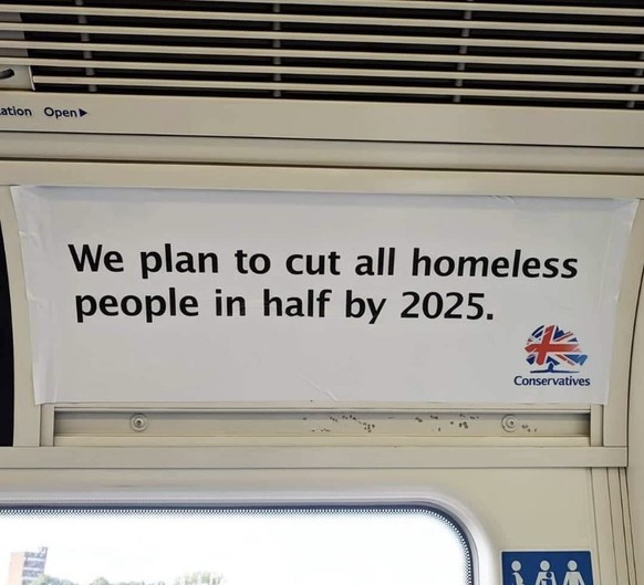 Kampagnen-Fail: Obdachlose teilen