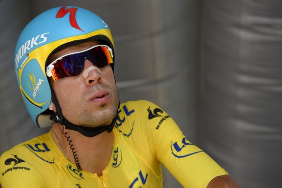 Mit Rang 4 im Zeitfahren den Toursieg gesichert: Vincenzo Nibali.