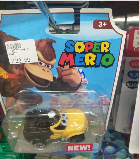 Fail oder Win? Diese Fälschung von Super Mario heisst jetzt Soper Merio