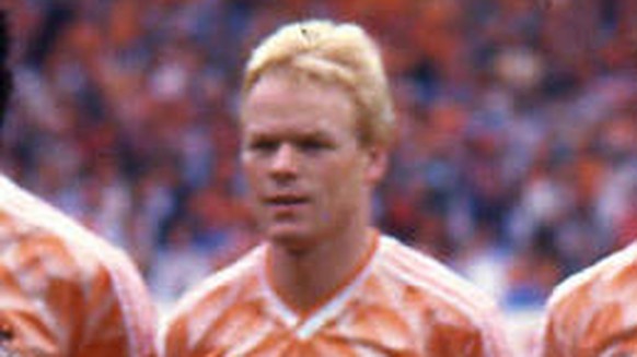 In this June 25, 1988 file photo, The Netherlands soccer team players pose prior to the start of the final game of the European soccer Championships, on June 25, 1988 in Munich, West Germany. The Neth ...