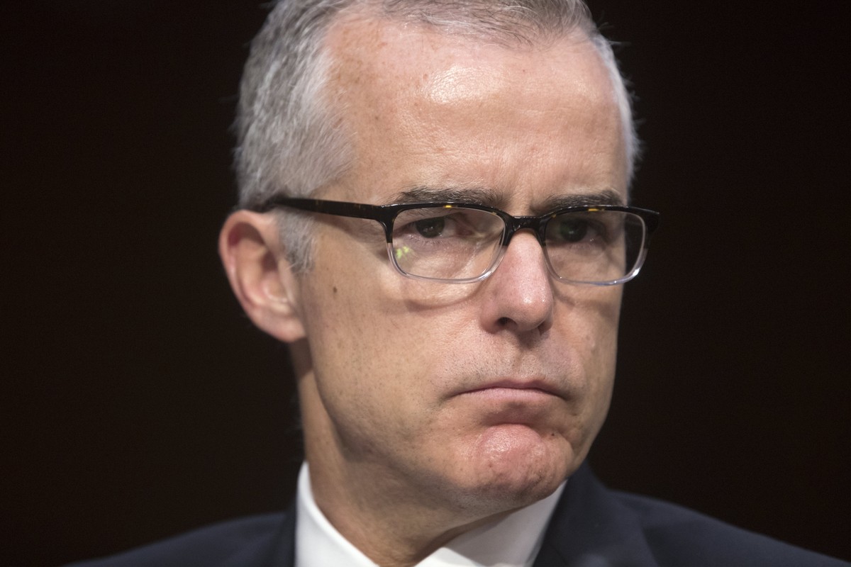 epa06609048 (FILE) - Acting FBI Director Andrew McCabe appears before the Senate Select Committee on Intelligence hearing on 'World Wide Threats', on Capitol Hill in Washington, DC, USA, 11  ...