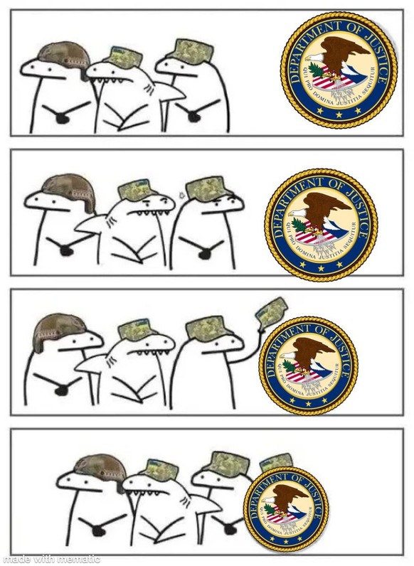 NAFO-Meme zum US-Justizministerium
