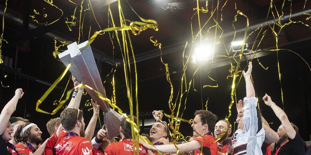 Auch 2021 begegneten sich Wiler-Ersigen und Floorball Köniz im Superfinal. Den Titel holten sich damals die Könizer.