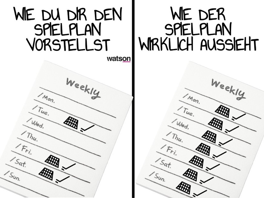 Lustige Grafiken vor der National-League-Saison 2025: Hockey ist jeden Abend