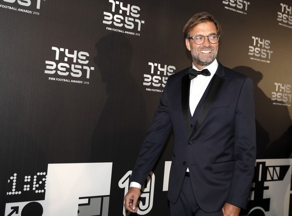 Jürgen Klopp am Montagabend an den Fifa Awards.