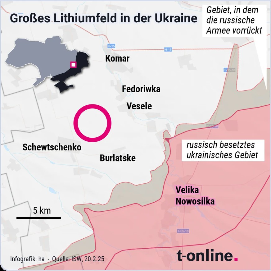 Karte Ukraine Front