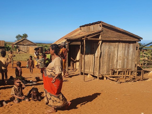Dorfbewohner in Madagaskar.