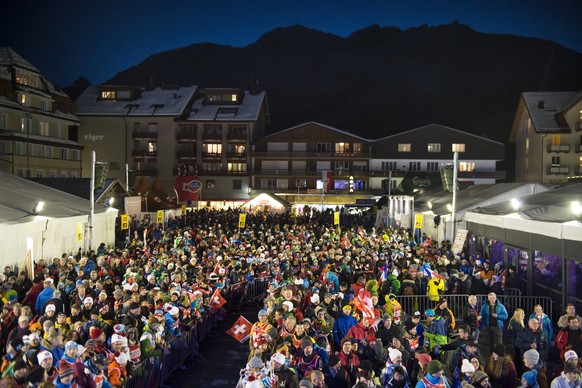 Das Rennwochenende in Wengen zieht die Massen an.&nbsp;