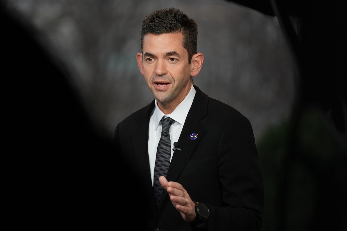 NASA Administrator Jared Isaacman speaks during an interview, Thursday, Dec. 18, 2025, by the White House in Washington. (AP Photo/Jacquelyn Martin)
Jared Isaacman