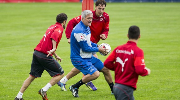 Die Trainingsarbeit der Nati stellt Vladimir Petkovic zufrieden.