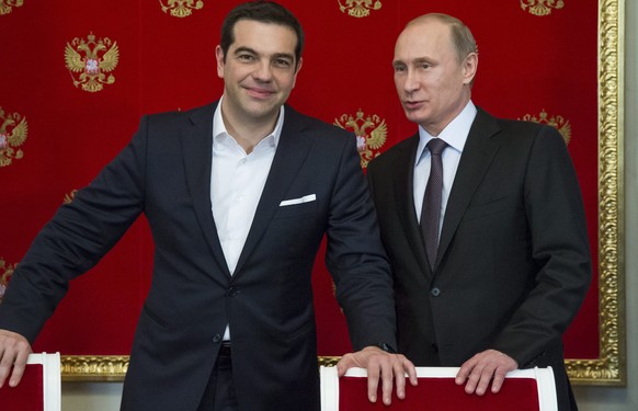 Tsipras und Putin trafen sich erst kürzlich zu Gesprächen.
