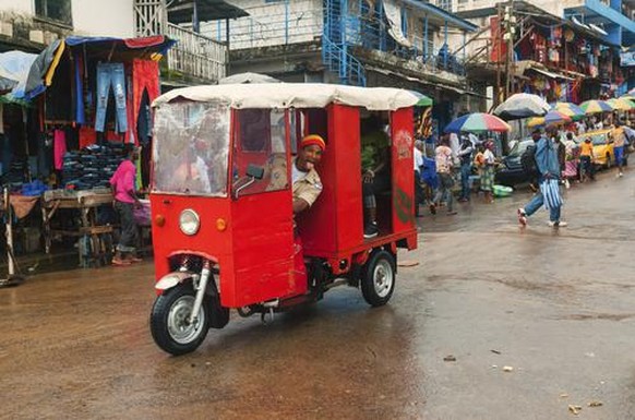 Ein Markt in Liberias Hauptstadt Monrovia.