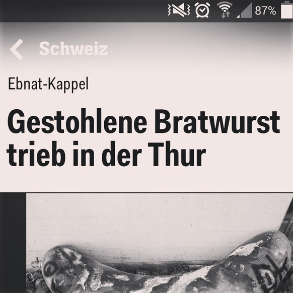 17 Schlagzeilen, die garantiert, definitiv und zu 100% missverstanden wurden
Kriminalität in der Schweiz....