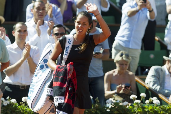 PARIS,FRANCE,04.JUN.15 - TENNIS - WTA Tour, Grand Slam, Roland Garros, French Open. Image shows the disappointment of Ana Ivanovic (SRB). Photo: GEPA pictures/ Matthias Hauer (Gepa/EQ Images) SWITZERL ...