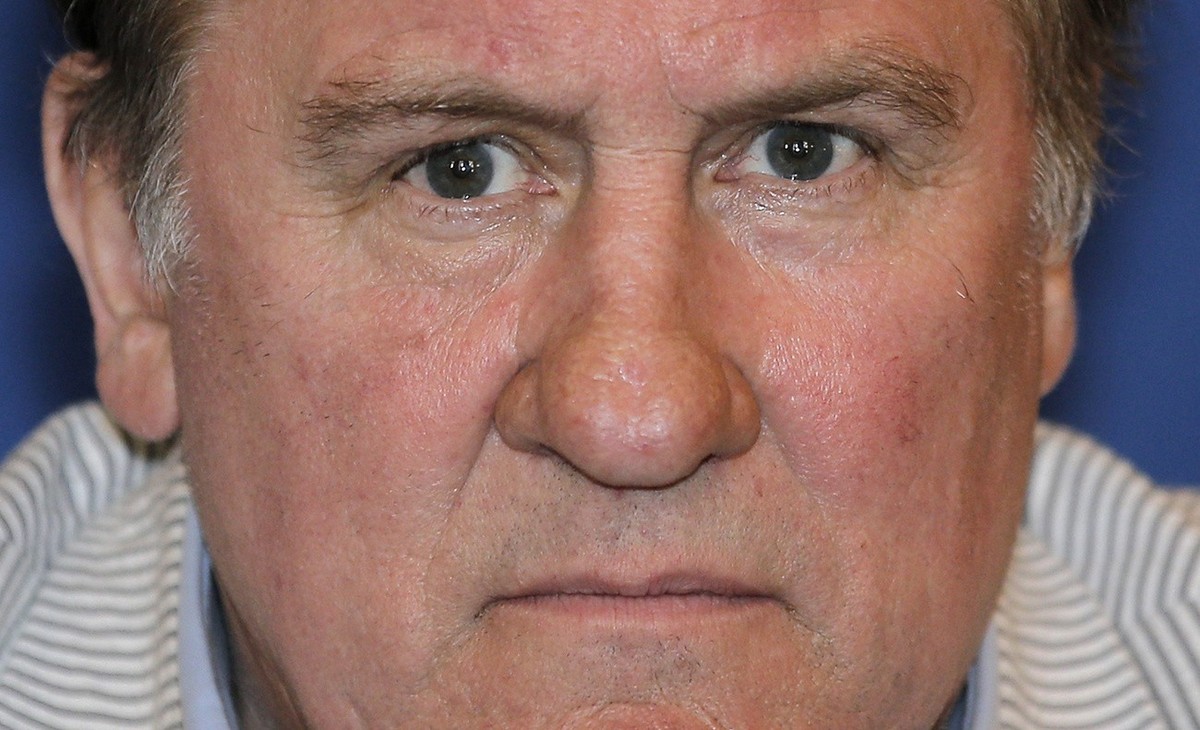 FILE - In this Thursday, June 6, 2013 file photo, French actor, filmmaker, businessman and vineyard owner, Gerard Depardieu attends a press conference for the presentation of the first Russian Film Fe ...