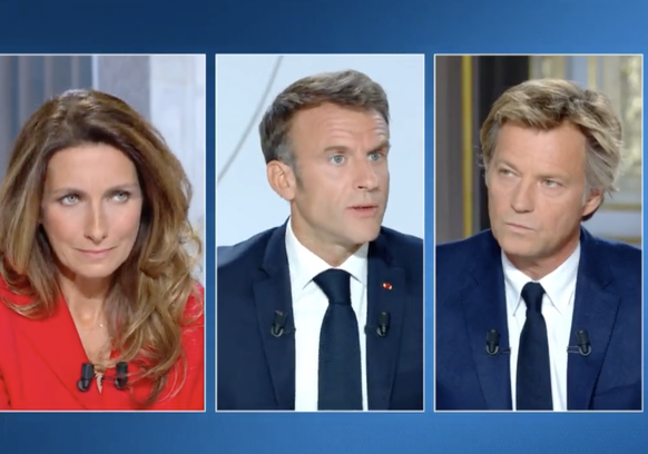 Macron Interview Niger, 24. September 2023, TV France