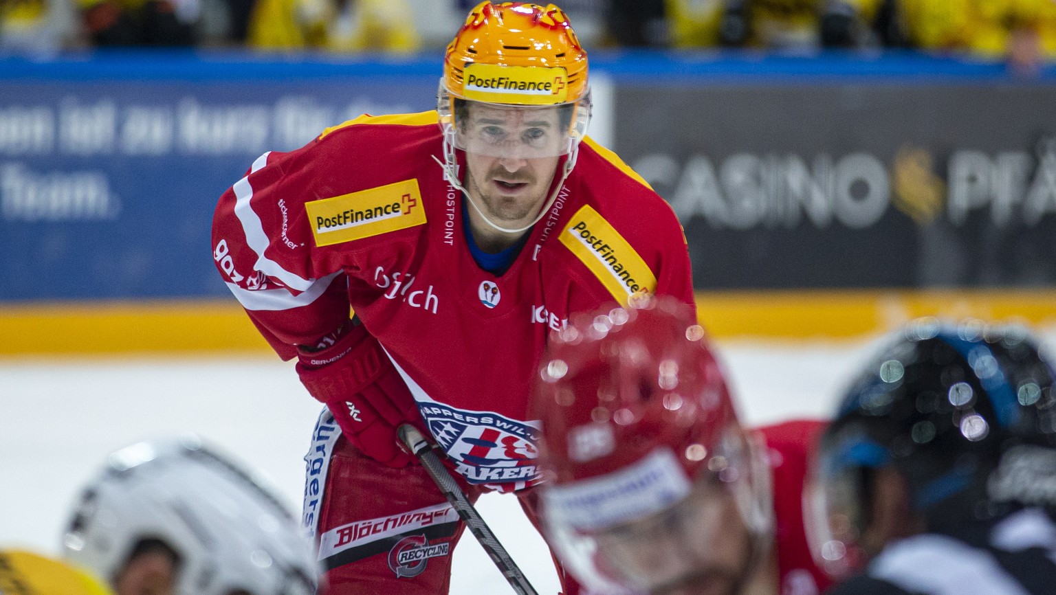 ARCHIVBILD ZUM RUECKTRITT VON NEVIN GALMARINI --- SC Rapperswil-Jona Lakers PostFinance Top Scorer Roman Cervenka waehrend dem Eishockey-Meisterschaftsspiel der National League zwischen den SC Rappers ...