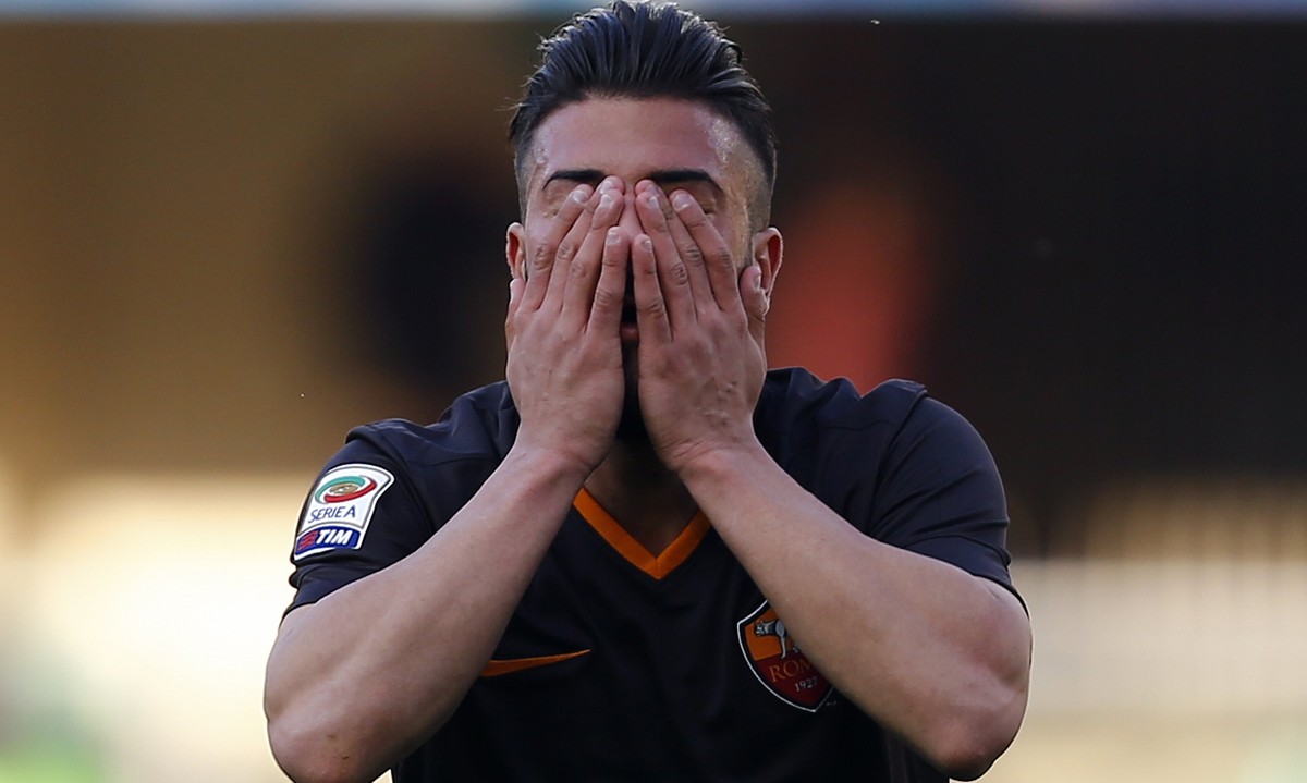Enttäuschung pur bei Daniele Verde und den Römern nach dem mageren 0:0.