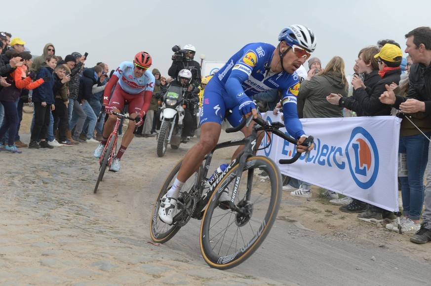 14-04-2019 Paris - Roubaix; 2019, Deceunick - Quickstep; Gilbert, Philippe; Carrefour De L arbre; PUBLICATIONxNOTxINxITAxFRA