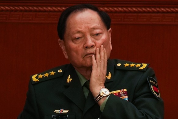 FILE - Gen. Zhang Youxia, vice chairman of China's Central Military Commission attends the opening session of the National People's Congress (NPC) at the Great Hall of the People in Beijing, ...