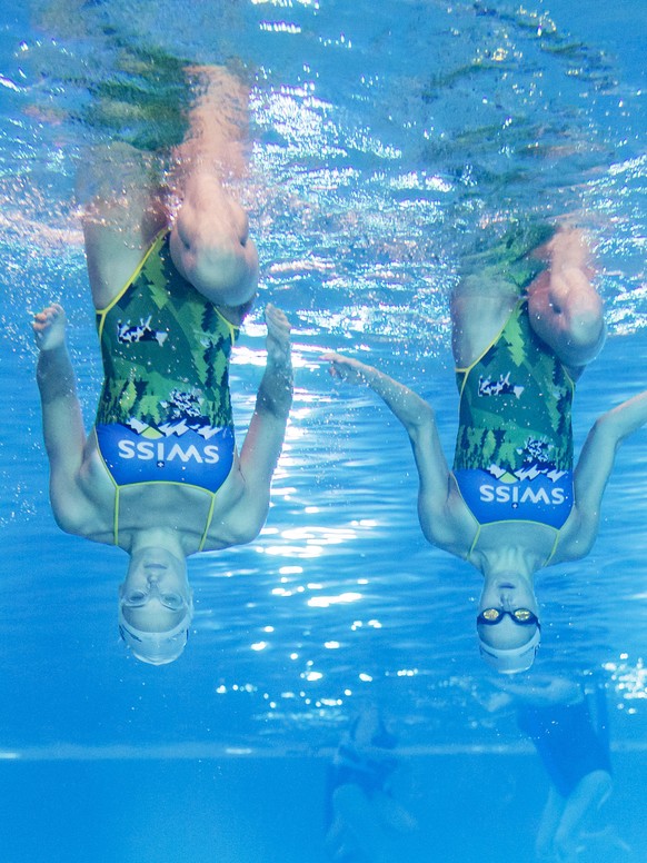 ALS VORSCHAU ZU DEN OLYMPISCHEN SOMMERSPIELEN IN RIO VOM 5. BIS 21. AUGUST 2016 STELLEN WIR IHNEN HEUTE, FREITAG, 22. JULI 2016, FOLGENDES BILDMATERIAL VON DEN SYNCHRONSCHWIMMERINNEN SASCIA KRAUS UND  ...