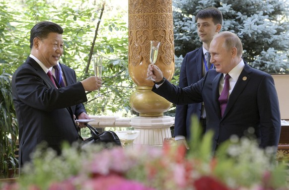 Beste Freunde: Xi Jinping und Wladimir Putin.