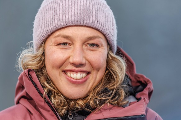 Laura Dahlmeier TV-Expertin, ehem. Biathletin Portr�t, Einzelbild, 10.01.2025, Oberhof Deutschland, IBU World Cup Biathlon Oberhof 2025 *** Laura Dahlmeier TV expert, former biathlete portrait, single ...