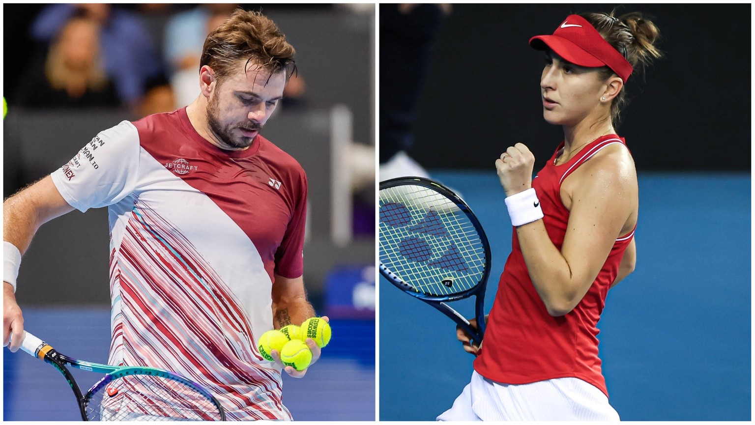 Wawrinka und Bencic sind die grossen Namen im Schweizer Team.