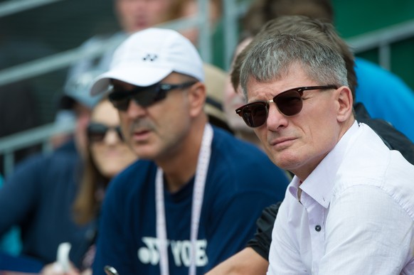 Paris, 28.05.2015 - Tennis, Roland Garros French Open 2015, Marcel Niederer, Manager von Belinda Bencic (SUI) (Manuel Winterberger/EQ Images)