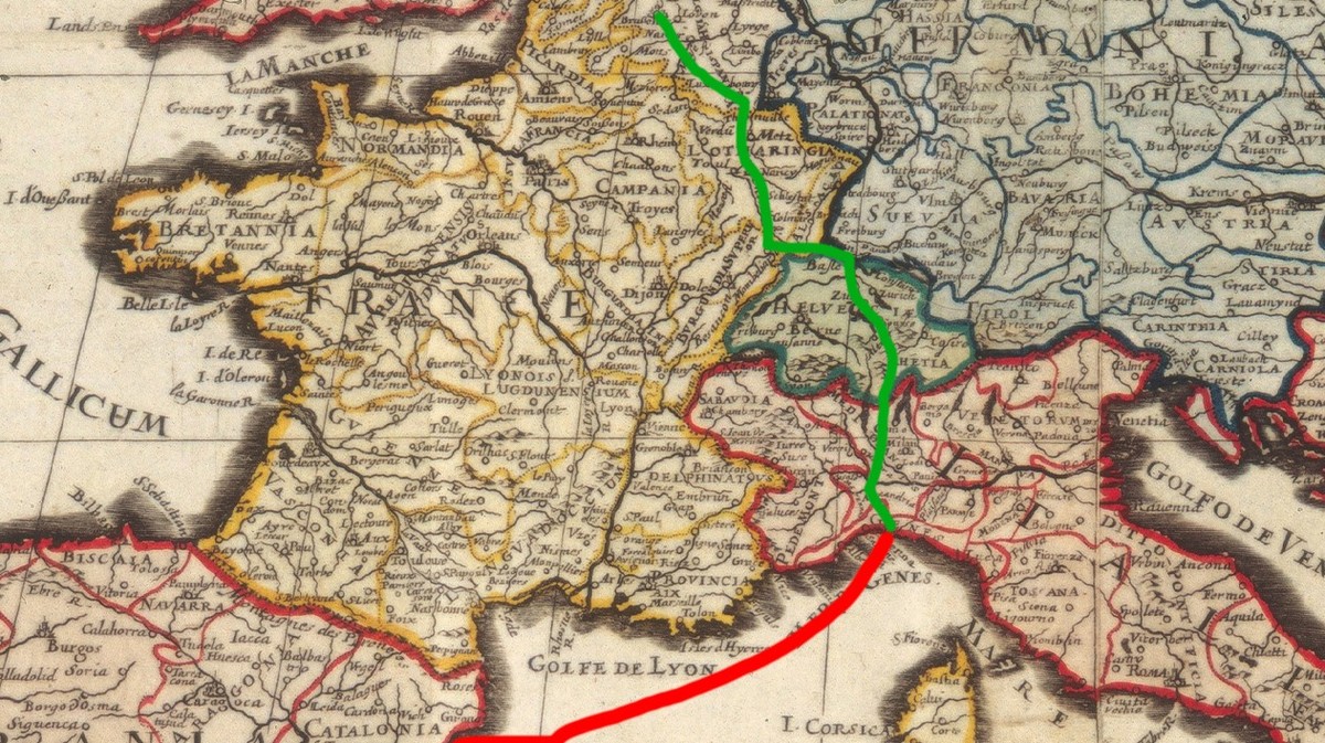 Schweizer Geschichte Der Camino Español durch die Schweiz