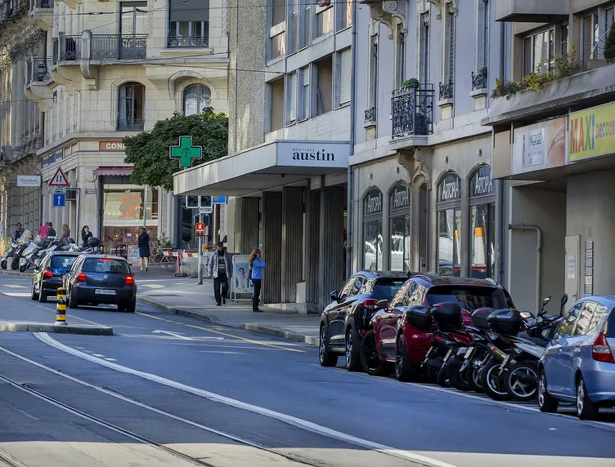 Le quartier des Eaux-Vives à Genève