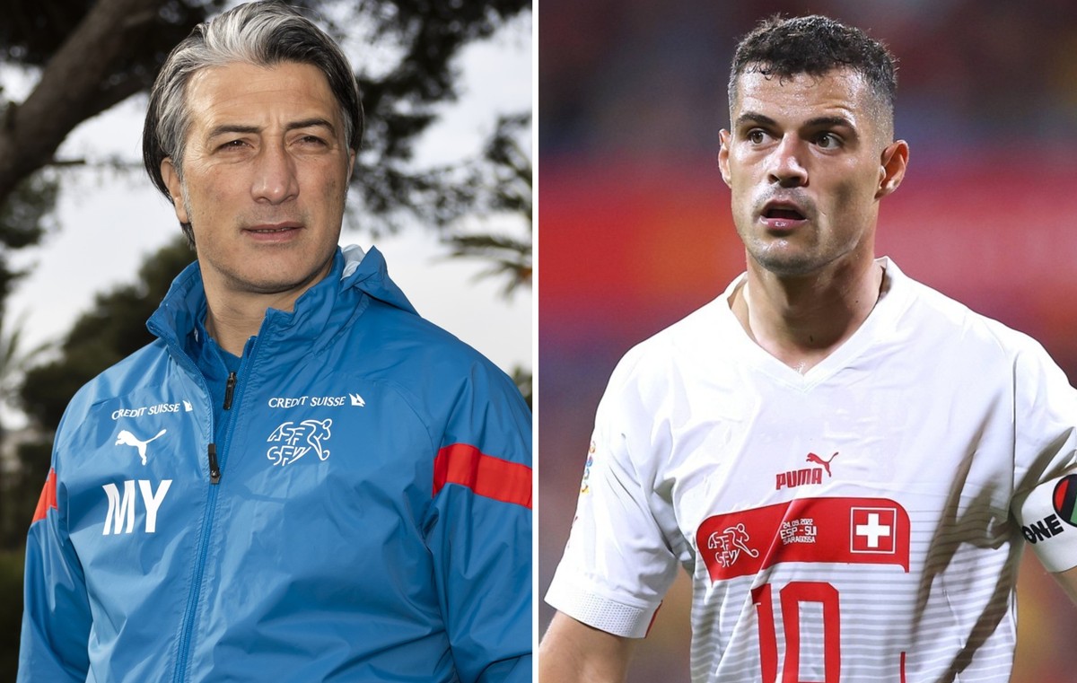 Den einen sieht die Schweiz sehr kritisch, dem anderen traut sie an der EM zu, der Star zu sein: Trainer Murat Yakin und Captain Granit Xhaka.