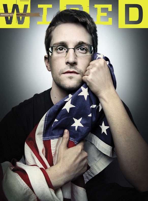 Snowden im September 2014 auf dem «Wired»-Cover.