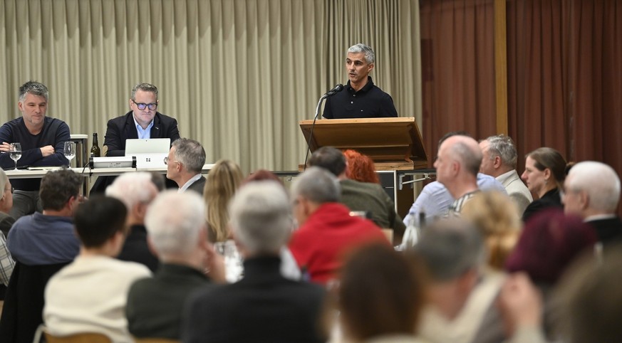 Baden, 01.12.2025. Ortsbuergergemeindeversammlung der Stadt Baden. Gian von Planta erhaelt das Ortsbuergerrecht nicht. 
Copyright by: FOTO Wagner / Alexander Wagner