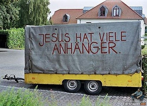Der böse Bruder des PICDUMPs: «Schwarzer Humor ist wie Essen – hat nicht jeder ... »
Also die Witze über Jesus finde ich nicht lustig, denn...