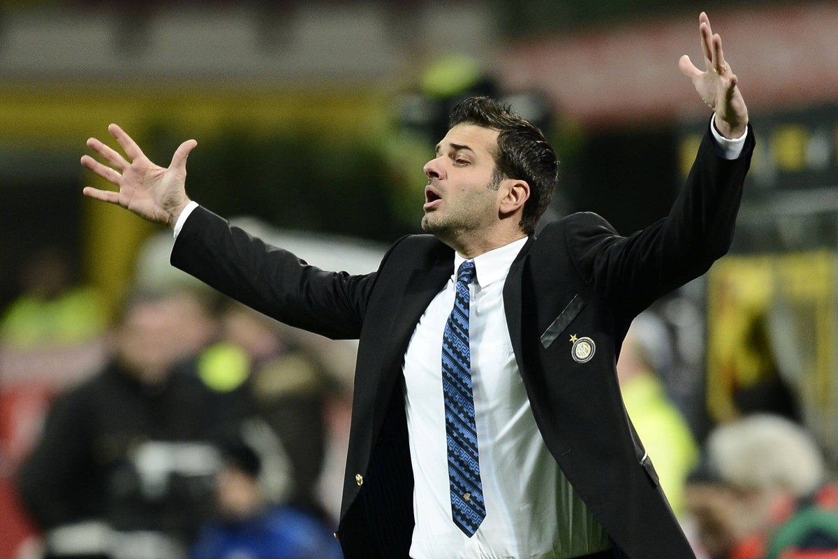 Bildnummer: 13339216 Datum: 07.04.2013 Copyright: imago/Gribaudi/ImagePhoto
Mailand - Serie A / Inter Mailand vs. Atalanta Bergamo - Andrea Stramaccioni PUBLICATIONxNOTxINxITA; Fussball Italien Serie  ...