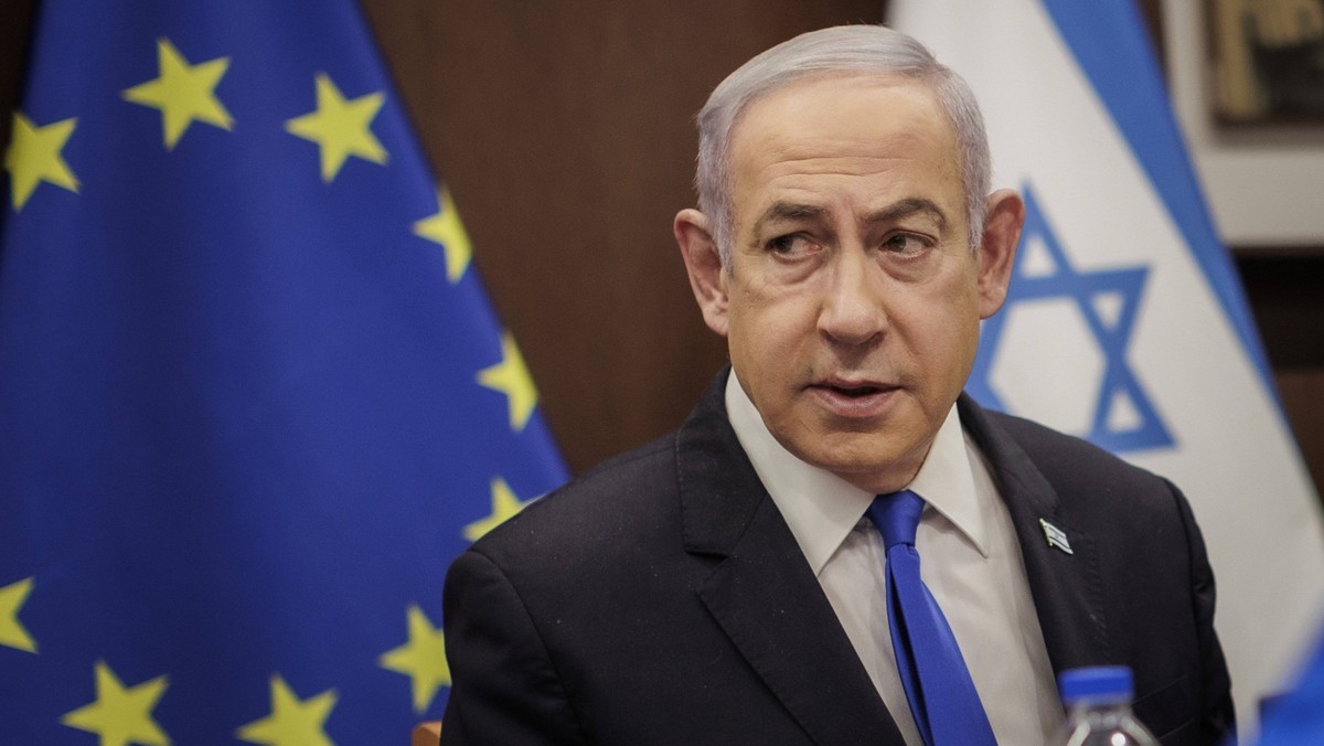 News Bilder des Tages Benjamin Netanjahu, Ministerpraesident des Staates Israel, aufgenommen im Rahmen eines Gespraechs mit Annalena Baerbock Buendnis 90/Die Gruenen nicht im Bild, Bundesaussenministe ...